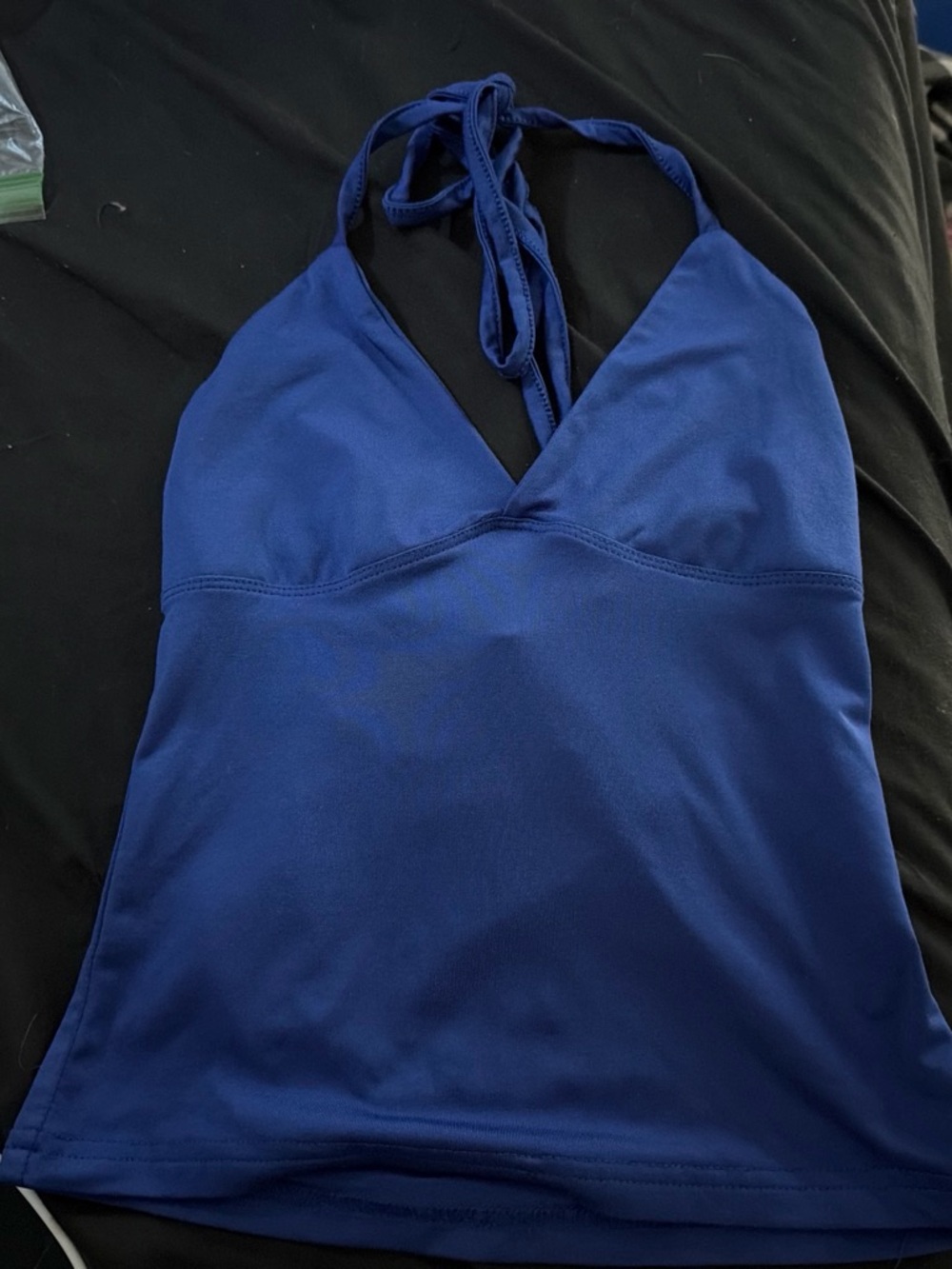 Royal Blue Halter Tank Top